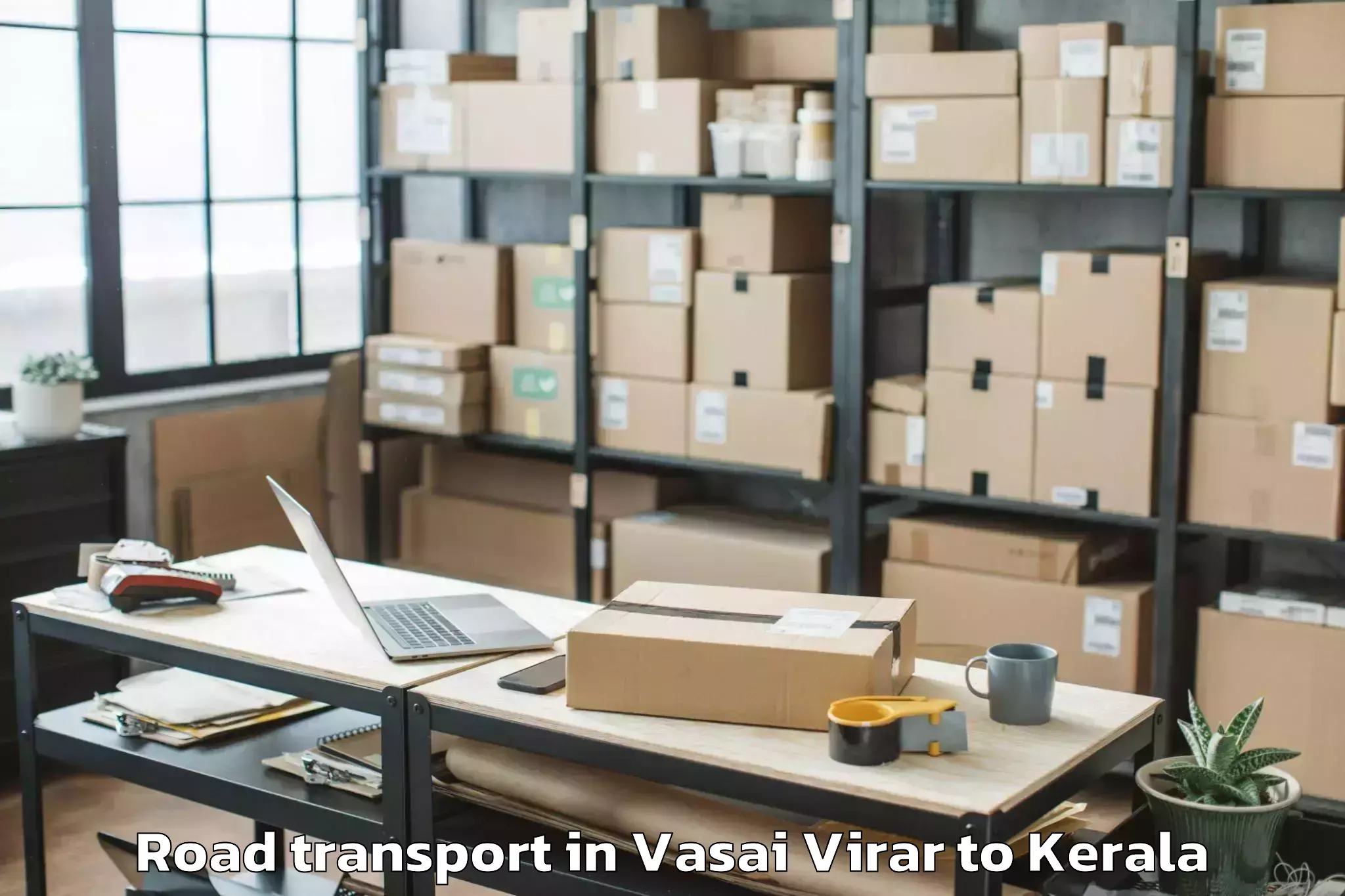 Top Vasai Virar to Venjaramoodu Road Transport Available